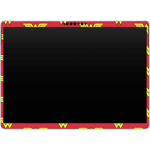 DC Comics Wonder Woman Logo Pattern Surface Pro 9 Skin