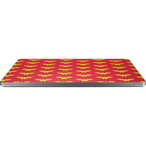 DC Comics Wonder Woman Logo Pattern Universal Laptop 16.6in (13.4 x 9.7in) Skin