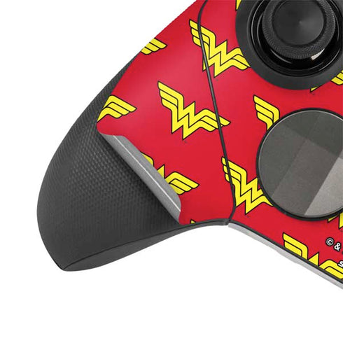 DC Comics Wonder Woman Logo Pattern Xbox Elite Wireless Controller Series 2 Skin