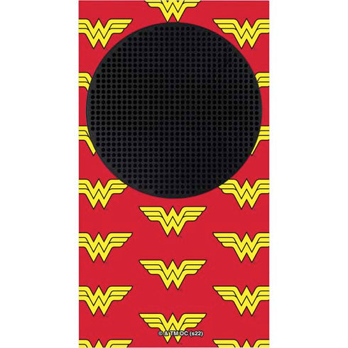 DC Comics Wonder Woman Logo Pattern Xbox Series S Skins