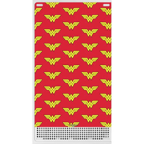 DC Comics Wonder Woman Logo Pattern Xbox Series S Skins