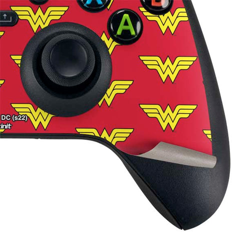 DC Comics Wonder Woman Logo Pattern Xbox Series X Controller Skin