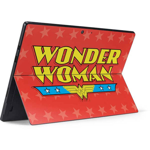 DC Comics Wonder Woman Logo Surface Pro 7 Skin
