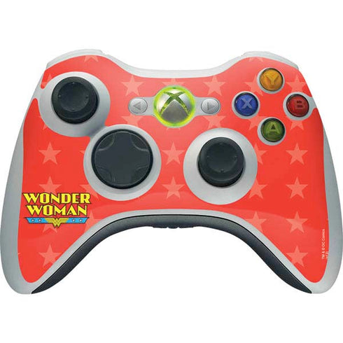DC Comics Wonder Woman Logo Xbox 360 Wireless Controller Skin