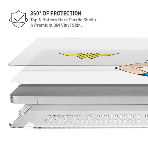 DC Comics Wonder Woman MacBook Air 13in M1 (2021) Case plus Skin