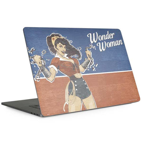 DC Comics Bombshells Wonder Woman Bombshell Apple MacBook Pro 15-inch Skin