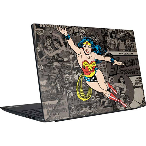 DC Comics Wonder Woman Vintage pose pattern Dell Vostro Skin
