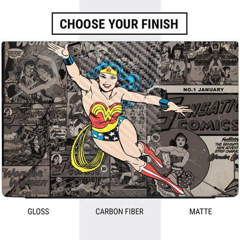 DC Comics Wonder Woman Vintage pose pattern Dell Vostro Skin