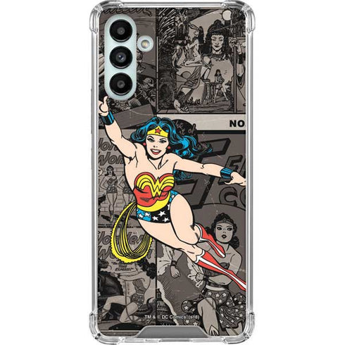 DC Comics Wonder Woman Vintage pose pattern Galaxy A13 5G Clear Case