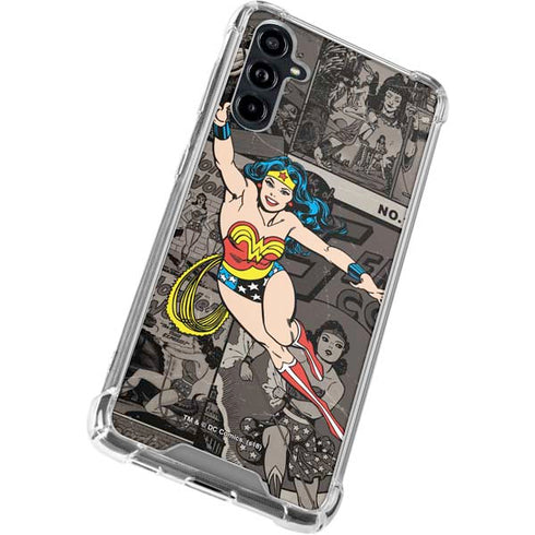 DC Comics Wonder Woman Vintage pose pattern Galaxy A54 5G Clear Case