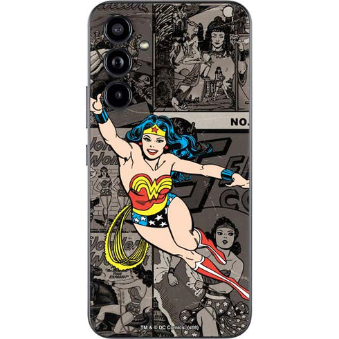 DC Comics Wonder Woman Vintage pose pattern Galaxy A54 5G Skin