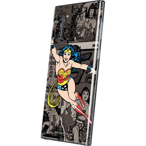 DC Comics Wonder Woman Vintage pose pattern Galaxy Note 10 Skin