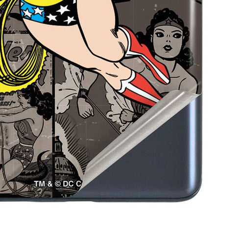 DC Comics Wonder Woman Vintage pose pattern Galaxy S20 Fan Edition Skin