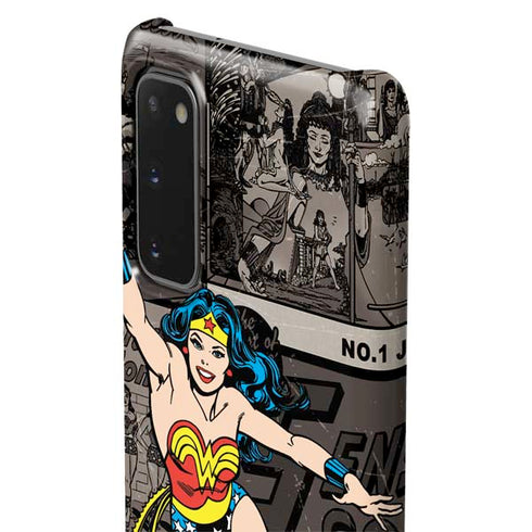 DC Comics Wonder Woman Vintage pose pattern Galaxy S20 Lite Case