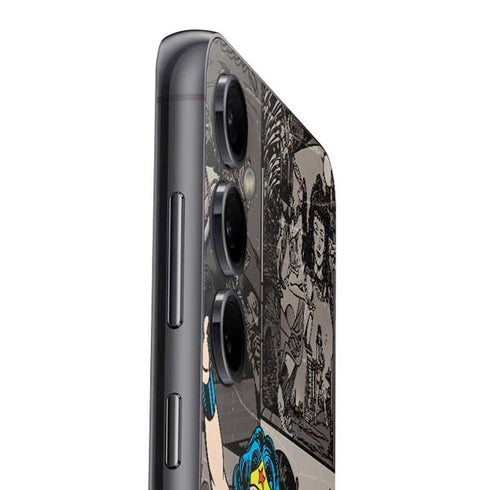 DC Comics Wonder Woman Vintage pose pattern Galaxy S23 FE Skin