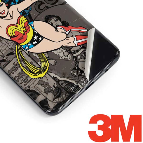 DC Comics Wonder Woman Vintage pose pattern Galaxy S9 Skin