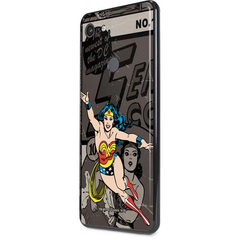 DC Comics Wonder Woman Vintage pose pattern Google Pixel 3 XL Skin