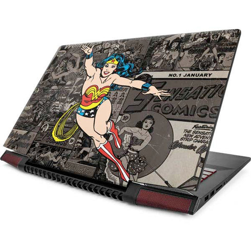 DC Comics Wonder Woman Vintage pose pattern Lenovo IdeaPad Skin