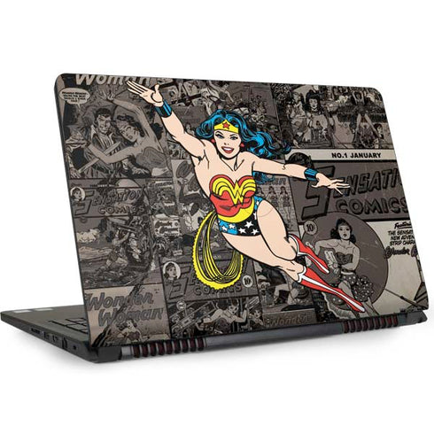 DC Comics Wonder Woman Vintage pose pattern Dell Inspiron Skin
