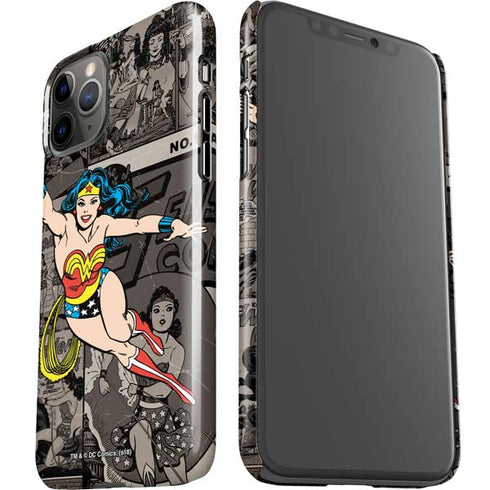 DC Comics Wonder Woman Vintage pose pattern iPhone 11 Pro Lite Case