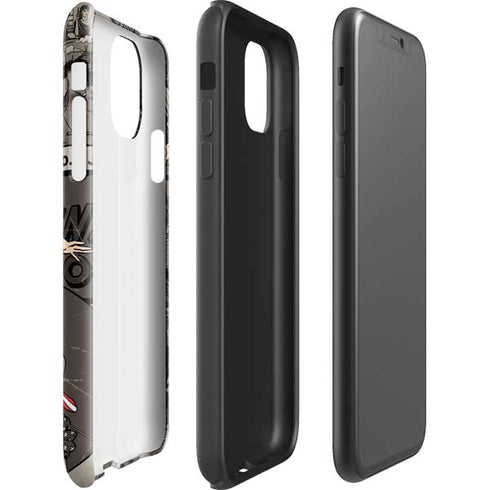 DC Comics Wonder Woman Vintage pose pattern iPhone 11 Pro Max Impact Case