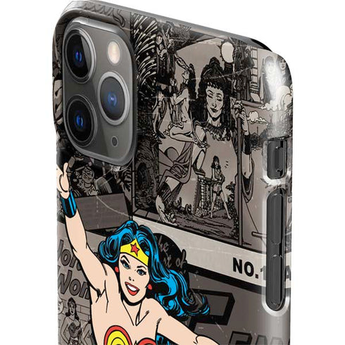 DC Comics Wonder Woman Vintage pose pattern iPhone 11 Pro Max Lite Case