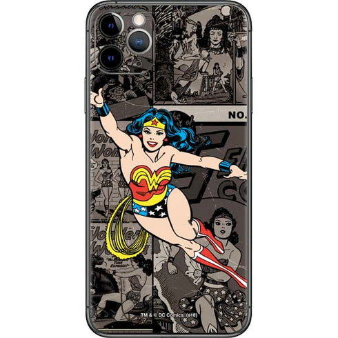 DC Comics Wonder Woman Vintage pose pattern iPhone 11 Pro Max Skin