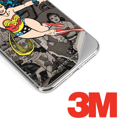 DC Comics Wonder Woman Vintage pose pattern iPhone 11 Pro Skin