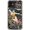 DC Comics Wonder Woman Vintage pose pattern iPhone 12 Clear Case
