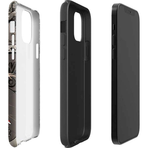DC Comics Wonder Woman Vintage pose pattern iPhone 12 Pro Impact Case