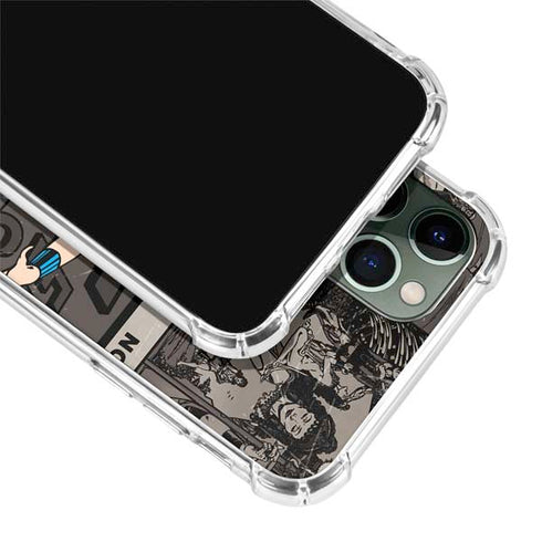 DC Comics Wonder Woman Vintage pose pattern iPhone 12 Pro Max Clear Case