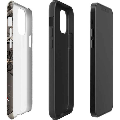 DC Comics Wonder Woman Vintage pose pattern iPhone 12 Pro Max Impact Case