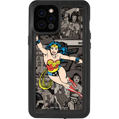 DC Comics Wonder Woman Vintage pose pattern iPhone 12 Pro Max Waterproof Case
