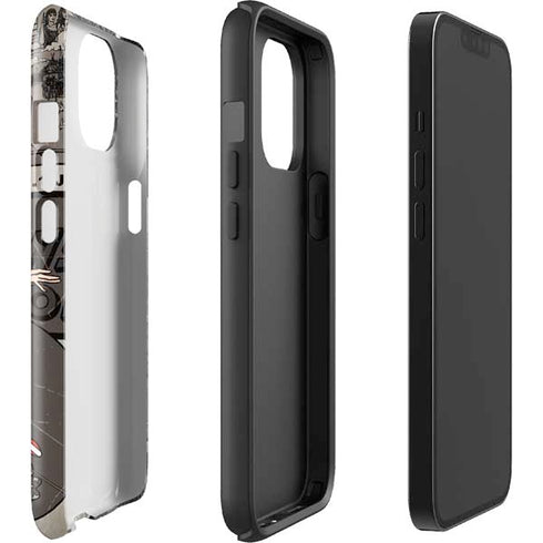 DC Comics Wonder Woman Vintage pose pattern iPhone 15 Impact Case