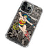 DC Comics Wonder Woman Vintage pose pattern iPhone 15 Pro Clear Case