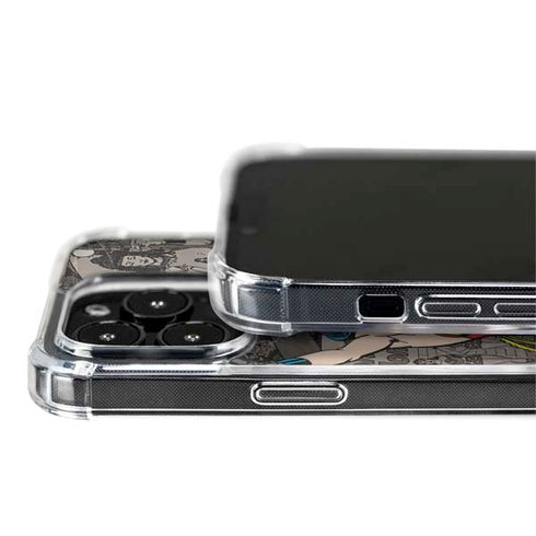 DC Comics Wonder Woman Vintage pose pattern iPhone 14 Pro MagSafe Case