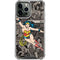 DC Comics Wonder Woman Vintage pose pattern iPhone 14 Pro Max Clear Case