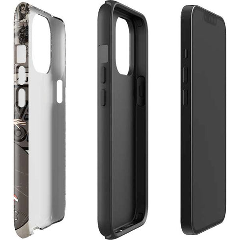 DC Comics Wonder Woman Vintage pose pattern iPhone 14 Pro Max Impact Case