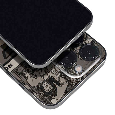 DC Comics Wonder Woman Vintage pose pattern iPhone 14 Pro Max Skin