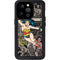 DC Comics Wonder Woman Vintage pose pattern iPhone 14 Pro Waterproof Case