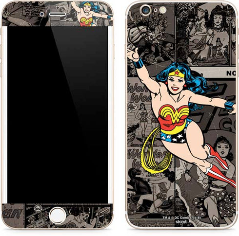 DC Comics Wonder Woman Vintage pose pattern iPhone 6/6s Plus Skin