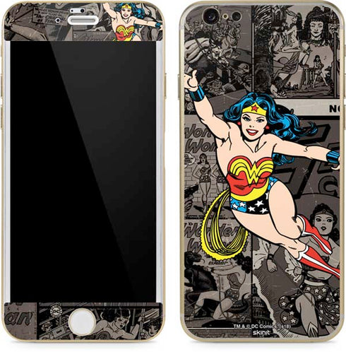 DC Comics Wonder Woman Vintage pose pattern iPhone 6/6s Skin