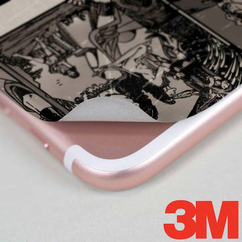 DC Comics Wonder Woman Vintage pose pattern iPhone 7 Skin