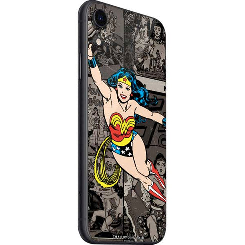 DC Comics Wonder Woman Vintage pose pattern iPhone SE (2nd & 3rd Gen) Skin