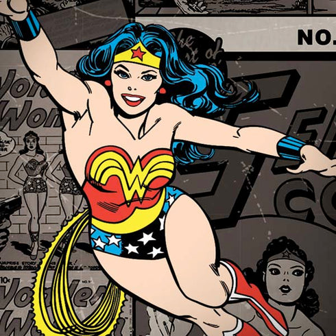 DC Comics Wonder Woman Vintage pose pattern iPhone X Skin