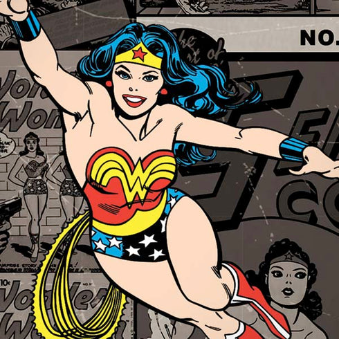 DC Comics Wonder Woman Vintage pose pattern iPhone XS Skin