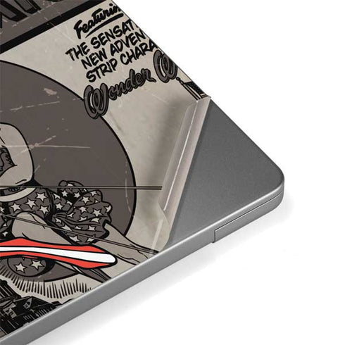 DC Comics Wonder Woman Vintage pose pattern MacBook Pro 14in (2021-24) Skin