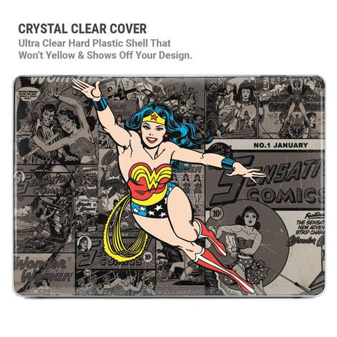 DC Comics Wonder Woman Vintage pose pattern MacBook Pro 16in (2021-25) Case plus Skin