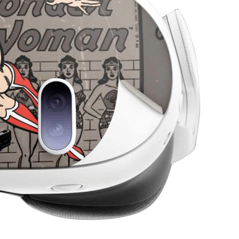 DC Comics Wonder Woman Vintage pose pattern Meta Quest 3 Skin