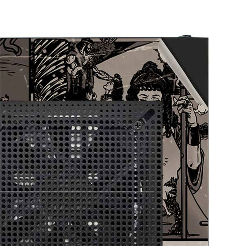 DC Comics Wonder Woman Vintage pose pattern NZXT H510 Compact ATX Mid-Tower Case Skin